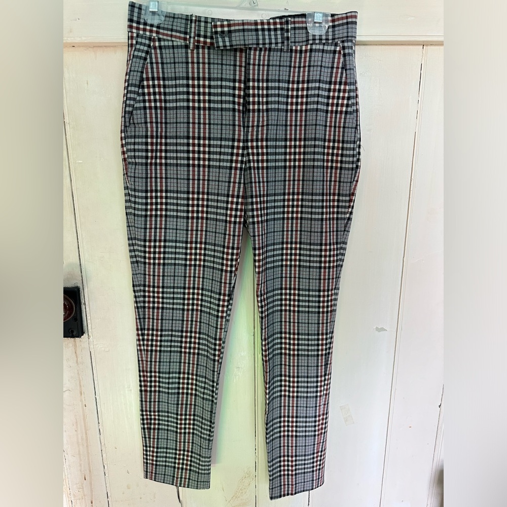 Men’s plaid dress pants